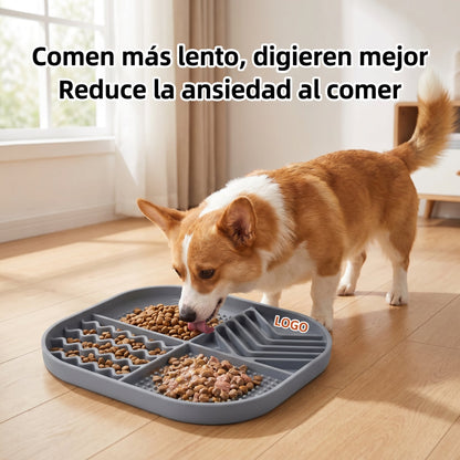 Slow Feeder de Silicona para Perro y Gato