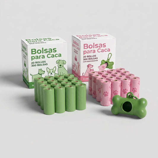 Rollos de Bolsas Biodegradables para Perro
