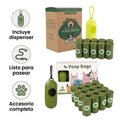 Pack Dispensador + Bolsas para Perro
