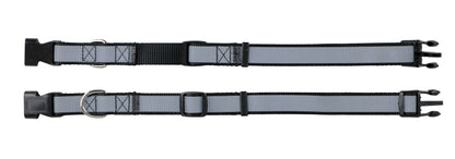 Adjustable Collar with Reflective Stitching