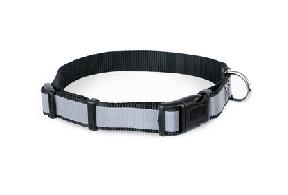 Adjustable Collar with Reflective Stitching